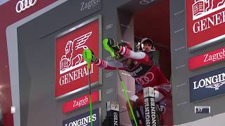 Marcel Hirscher  Zagreb 2019 2nd run [upl. by Nosimaj]