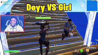 Deyy VS Gamer Girl 1v1 Buildfights [upl. by Anotyal497]