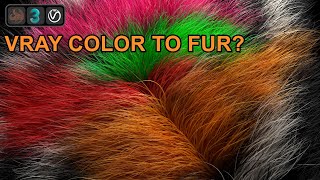 Learn How to Apply Color to Fur or Hair using Ornatrix3ds MaxVray [upl. by Amice515]