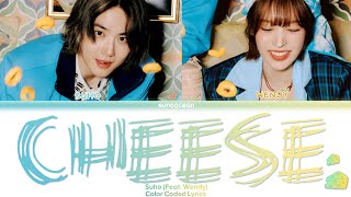 SUHO Cheese ft WENDY Lyrics 수호 치즈 feat WENDY 가사 Color Coded Lyrics [upl. by Sredna737]