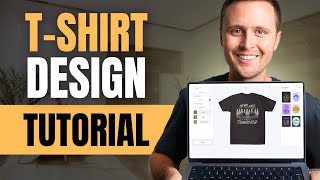 TShirt Design Tutorial For Beginners StepbyStep [upl. by Christean]