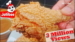 The Secret of Cooking Crispy amp Juicy Fried Chicken  Eto Sikreto sa Masarap na Jollibee Chicken joy [upl. by Arlee]