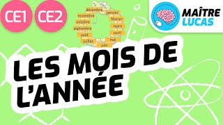 Les mois de lannée CE1  CE2  Cycle 2  Questionner le monde  Se repérer dans le temps [upl. by Stirling]