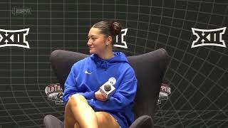 2023 Big12 Basketball Tip Off  BYU Womens Basketball Head Coach Amber Whiting Press Conference [upl. by Kerekes194]