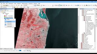 Increase Accuracy of Satellite Image Using Panchromatic Band in ArcGIS [upl. by Nauqet]