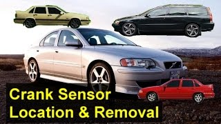 Crank sensor location Volvo S80 S60 V70 S70 XC90 etc  VOTD [upl. by Jaime3]