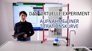 Das Virtuelle Experiment Aufnahme einer Titrationskurve [upl. by Javed]