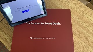 Unboxing DoorDash Tablet gclifestyle [upl. by Glynis]