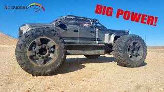 ARRMA Big Rock 6s in BEAST MODE with Hobbystar 1480kv and Max 6 [upl. by Demmahum913]