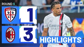 CagliariMilan 13  Okafor scores first in Rossoneri shirt Goals amp Highlights  Serie A 202324 [upl. by Leesa]