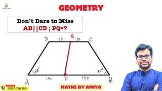 Geometry for CAT Exam  Dont Dare to Miss  Mid Points of Parallel Lines of A Trapezium [upl. by Omiseno830]