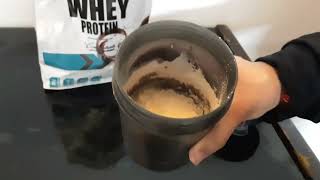 Davisco Instant Whey Protein New Packaging taste mixibility review Good or Bad [upl. by Enilatan]