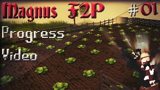 OSRS Magnus F2P  Progress Video 1 [upl. by Justinn963]