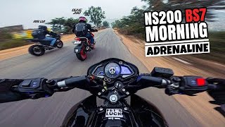 NS 200 BS7 MORNING RIDE WITH SUBSCRIBERS trending dukeboy diluk [upl. by Nosirrah]