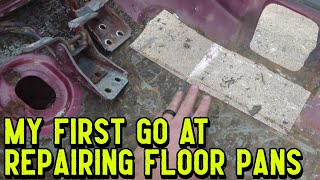 Bug Out Truck Build EP 37  First Try at Welding in Floor Pans Didnt Go So Well by GettinJunkDone [upl. by Sad66]