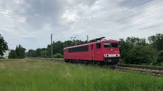 Einzelne Lokomotive 155 1837 Richtung Bremen [upl. by Eigna]