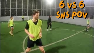 6 vs 6  First Person Football  SNS POV [upl. by Mairam]