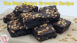 The Best Fudgy Brownie Recipe  Mrs Chiefs Kitchenette [upl. by Ecinev]