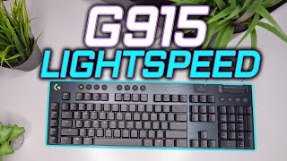 Logitech G915 Lightspeed Keyboard Review and Sound Test [upl. by Foss]