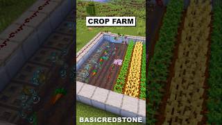 Minecraft Crop Farm minecraft shorts [upl. by Katzir967]