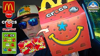 McDonalds® CROCS® Happy Meal Review 🐊🙂 BEST Happy Meal Toy Ever  theendorsement [upl. by Nivak]