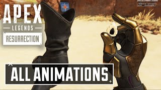 NEW Fuses Heirloom All Animations  Apex Legends [upl. by Nylhtak]