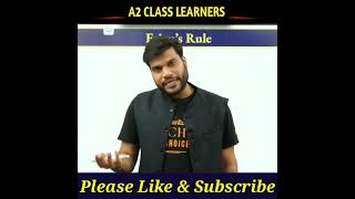 What is Fajans RuleArvind Arora  A2 CLASS LEARNERS  A2 Sir  Shorts ShortVideo [upl. by Rima]