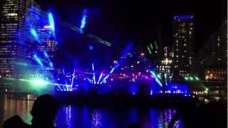 Brisbane River Light Show FULL HD VIDEO [upl. by Heiner]