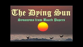 THE DYING SUN PAST PAPERS REVISION [upl. by Iney]