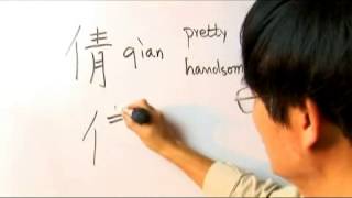 Chinese Symbols for Pretty or Handsome [upl. by Enaj114]