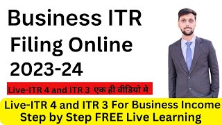 Business ITR Filing 202324  How to file ITR For Company  ITR Filing For company [upl. by Ehcsrop258]