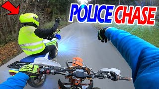 Dirtbike Police Getaway  Cop VS Motorcycle  Ktm EXC 250 [upl. by Niowtna]