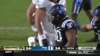 NFL Draft Film Ep 806 DeWayne Carter  DT  Duke  2023  Full Highlights [upl. by Irem]