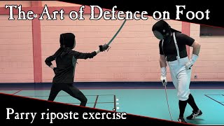 British Military Sabre Instruction  Parry Riposte [upl. by Grati]