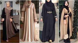 Elegant Abaya Designs 2024  Modest Dress Designs  Latest Gown Styles [upl. by Wunder]