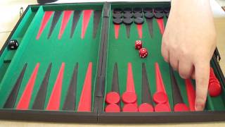 Backgammon for complete beginners Part 10  Playing through a bear off [upl. by Bedad]