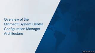 Microsoft SCCM  Microsoft System Center Configuration Manager Architecture [upl. by Efeek]