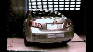 2010 Toyota Camry  Pole Crash Test  CrashNet1 [upl. by Eyr]