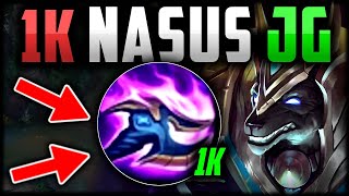 NASUS JUNGLE CANT BE STOPPED 1k Stacks 27 Minutes  League of Legends [upl. by Huston156]