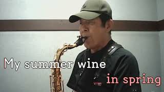 Summer WineSong byNancy Sinatra amp Lee Hazlewood테너keyBm테너색소폰오영만 [upl. by Gnagflow]