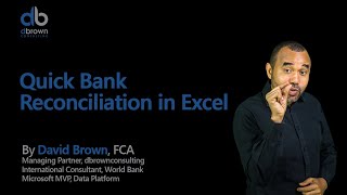 Quick Bank Reconciliation in Excel [upl. by Shanks]