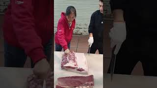 Fresh Pork  Pork Cutting  Cut as Much as You Need 1021 shorts [upl. by Ertnom553]