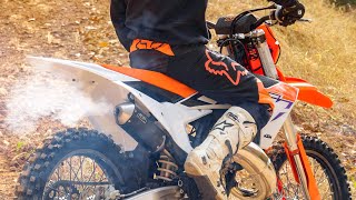 INCREDIBLE SOUND New 2023 KTM 125 SX [upl. by Nickolai]