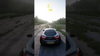 Forza Horizon 5 BMW I8 The Biggest Jump Across The River forzahorizon5 shorts bmw [upl. by Ientirb]