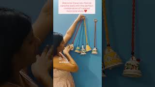 Pretty wall hangings for your home decor subscribe for more ideas youtube bells macrame [upl. by Iramat]