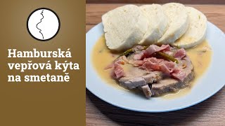 Hamburská vepřová kýta na smetaně  původní recept [upl. by Nnylasor]