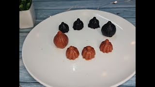 Chocolate And Orange ModakNo Cooking Easy Way Modak For Bappa [upl. by Brennen]