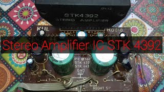 STK  STK 4392  Stereo Amplifier IC STK 4392 [upl. by Inafets362]