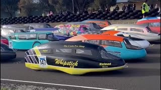 Mt Gambier Pedal Prix Onboard 2023 Start [upl. by Gypsie633]