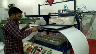 THERMOCOL CUP PLATE GLASS MAKING MACHINE [upl. by Levana]